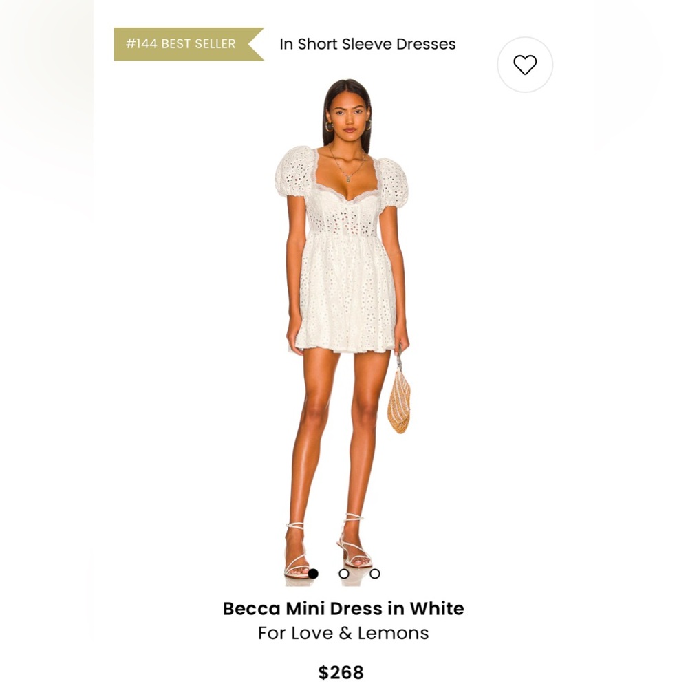 For Love and Lemons Becca Mini Dress